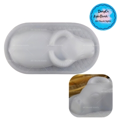Vĩ Nhựa PP - Động Vật - Con Trâu 20x11cm Cao 5.5cm