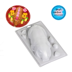 Vĩ Nhựa PP - Động Vật - YB360 - Con Heo Quay Lớn 27x12cm Cao 7cm