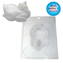 Vĩ Nhựa PP - Động Vật - YT380 - Con Gà Quay Kèm Lá 20x14 Cao 10cm
