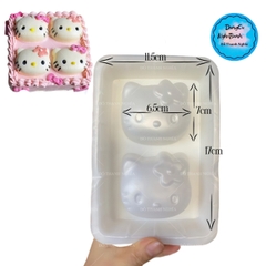 Vĩ Nhựa PP - Em Bé - 2c - Mặt Mèo Kitty 7cm