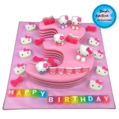 Vĩ Nhựa PP - Em Bé - 2c - Mặt Mèo Kitty 7cm