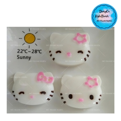 Vĩ Nhựa PP - Em Bé - 2c - Mặt Mèo Kitty 7cm