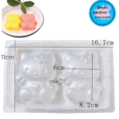 Vĩ Nhựa PP - Em Bé - 2c - Mèo Kitty Ngồi 8cm