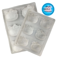 Vĩ Nhựa PP - Em Bé - YT086 - 6c - Mặt Mèo Kitty