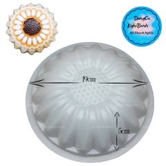 Vĩ Nhựa PP - Hoa - Đế Hướng Dương 19cm Cao 5cm