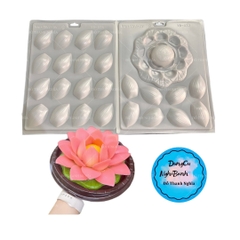 Vĩ Nhựa PP - Hoa - Ghép Hoa Sen 18cm