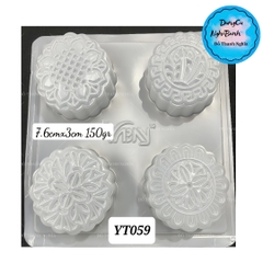 Vĩ Nhựa PP - Hoa - YT059 - Hoa 8x3cm