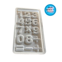 Vĩ Nhựa PP - Số 0-9 Phép Tính 5cm
