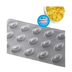 Vĩ Nhựa PP - Thỏi Vàng - 18c - 4cm - Trơn