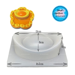Vĩ Nhựa PP - Thỏi Vàng - 1c - 13cm - Trơn