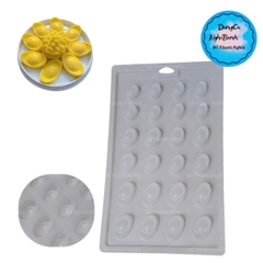 Vĩ Nhựa PP - Thỏi Vàng - 24c - 2cm 3cm 4cm - Trơn