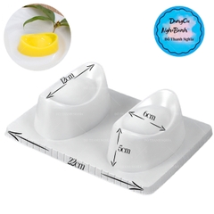 Vĩ Nhựa PP - Thỏi Vàng - 2c - 12cm - Trơn