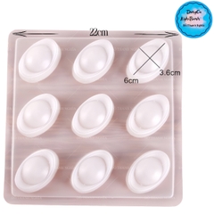 Vĩ Nhựa PP - Thỏi Vàng - 9c - 6cm - Trơn