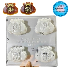 Vĩ Nhựa PP - Thỏi Vàng - TN71 - 4c - Túi Phát Phúc Tài Lộc 9cm
