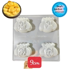 Vĩ Nhựa PP - Thỏi Vàng - TN71 - 4c - Túi Phát Phúc Tài Lộc 9cm