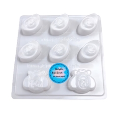 Vĩ Nhựa PP - Thỏi Vàng - TN72 - 8c - Túi Tài Lộc 6cm