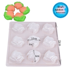 Vĩ Nhựa PP - Trái Đào - YT078 - 9c - Đào Nằm Kèm Lá
