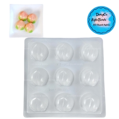 Vĩ Nhựa PP - Trái Đào - YT093 - 9c - Đào 5.5x4.1cm