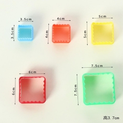 Vòng Ấn Cắt - Xôi Đậu Rau Cau - Set 5 Hình Vuông
