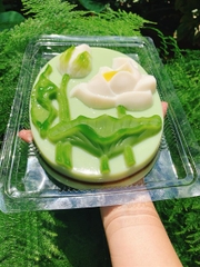VT20-30 - Khuôn Nhựa RCT - Oval 20cm - Hoa Sen Lá Sen