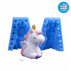 Khuôn Silicon - Động Vật - Ngựa Pony 2 Mảnh 8cm