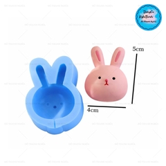 Khuôn Silicon - Động Vật - Con Thỏ Mặt Thỏ 5cm