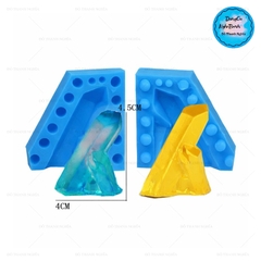 Khuôn Silicon - Ngọn Núi - Tảng Băng Núi 2 Mảnh 4.5cm