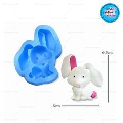 Khuôn Silicon - Động Vật - Con Thỏ Ngồi 6.5cm