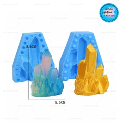 Khuôn Silicon - Ngọn Núi - Tảng Băng Núi 2 Mảnh 8.5cm