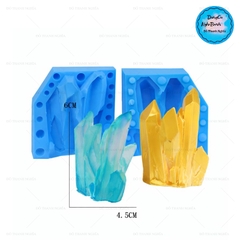 Khuôn Silicon - Ngọn Núi - Tảng Băng Núi 2 Mảnh 6cm