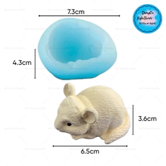Khuôn Silicon - Động Vật - Chuột Nằm