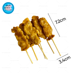 Khuôn Silicon - Món Ăn - Miếng Thịt Xuyên 3C 8.3cm