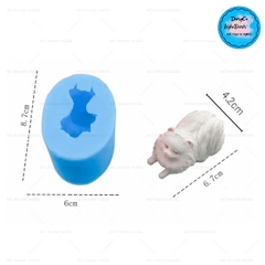 Khuôn Silicon - Động Vật - Chó Nằm Pomeranian