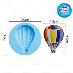 Khuôn Silicon - Bầu Trời - Khinh Khí Cầu - Mẫu 1c