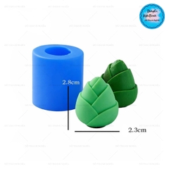 Khuôn Silicon - Lá Cành -Mần Tre Trúc 2.8cm
