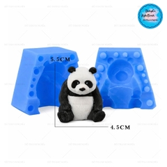 Khuôn Silicon - Động Vật - Gấu Trúc 2 Mảnh 5.5cm