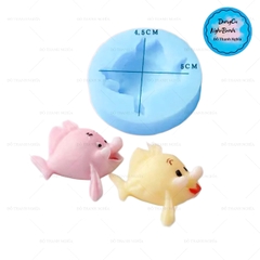 Khuôn Silicon - Biển - Cá Biển 5cm