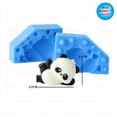 Khuôn Silicon - Động Vật - Gấu Trúc 2 Mảnh 4.7cm Dơ Chân