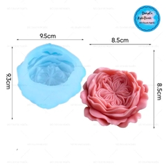 Khuôn Silicon - Hoa Hồng Lai - Hồng Anh 8.5cm