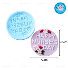Khuôn Silicon - Bác Sĩ - Happy Nurse Day 7.3cm