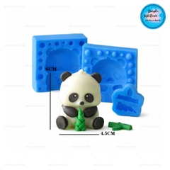 Khuôn Silicon - Động Vật - Gấu Trúc 2 Mảnh 6cm