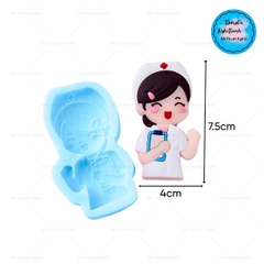 Khuôn Silicon - Bác Sĩ -  Nữ Y Tá 4cm