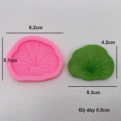 Khuôn Silicon - Lá Sen - 7.3cm x 5.7cm