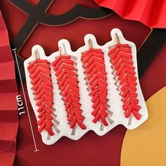 Khuôn Silicon - Tết Dây Pháo Dài Set 4