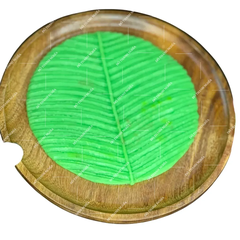 Khuôn Silicon - Lá Chuối - Tròn 18.5cm