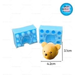 Khuôn Silicon - Động Vật - Gấu Honey 2 Mảnh 4.3cm