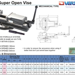 Ê TÔ MÁY PHAY - VERTEX