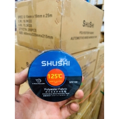 Băng Keo Vải Cách Điện Thương Hiệu Nhật Bản SHUSHI, BĂNG KEO CÁCH ỒN CHO Ô TÔ SPE150 25m