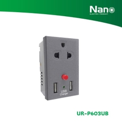 1 Ổ CẮM KÈM 2 Ổ SẠC USB - UR-P603UW