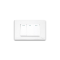 BỘ MẶT NHỰA + 3 CÔNG TẮC CP111-W/B